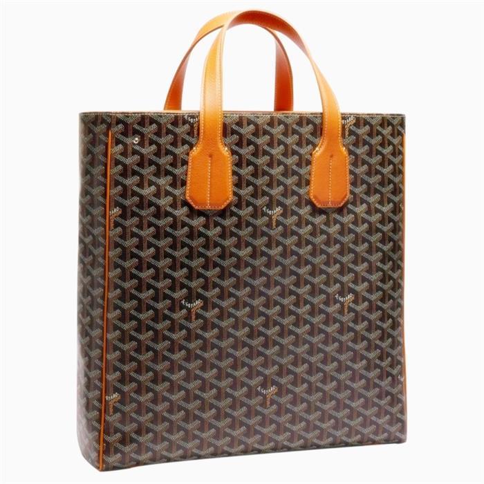 GOYARD Voltaire Black Tan Tote Bag VOLTA3MMLTY01CL03P