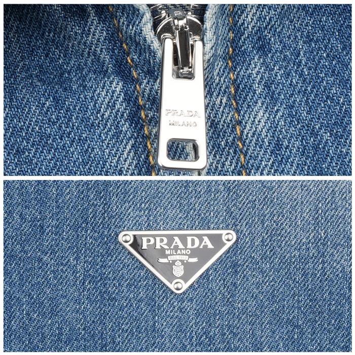 PRADA Cropped Denim Jacket