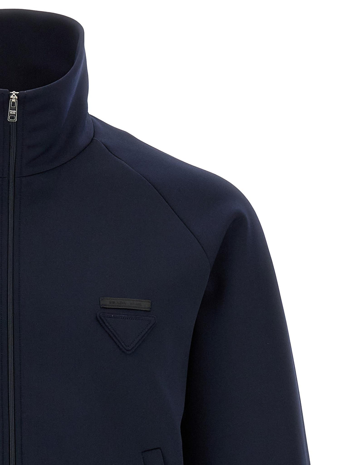 PRADA Black Zip-Up Jacket for Men