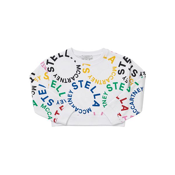 Stella McCartney Kids Logo Cotton Sweatshirt STELLAMCCARTNEY TT4C30 Z1333 100MC