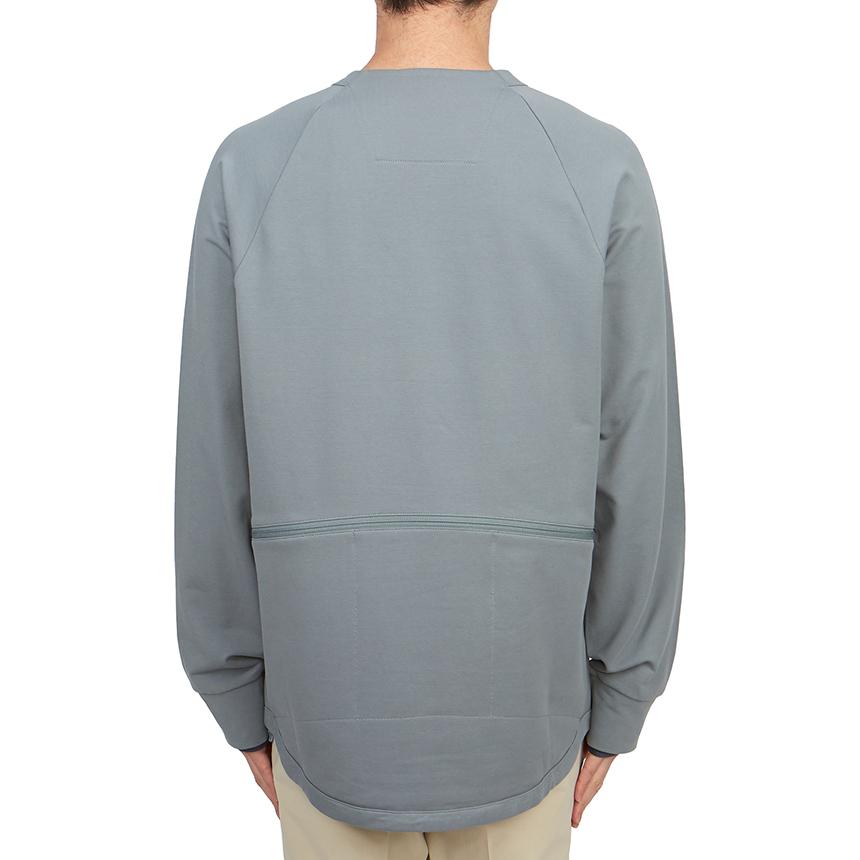 CP Company Men’s Cotton Crewneck Sweatshirt Gray