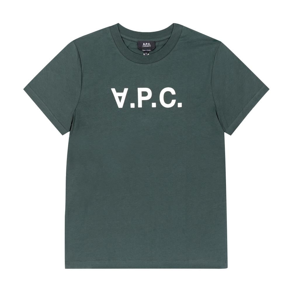 A.P.C. Unisex Green/White Short Sleeve T-Shirt
