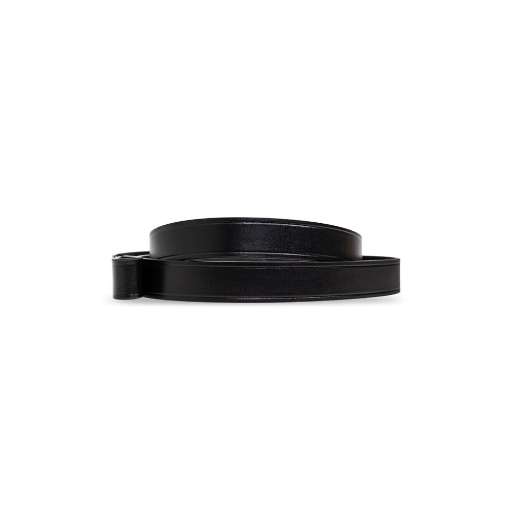 Isabel Marant Kirka Leather Belt Black Women’s Accessory