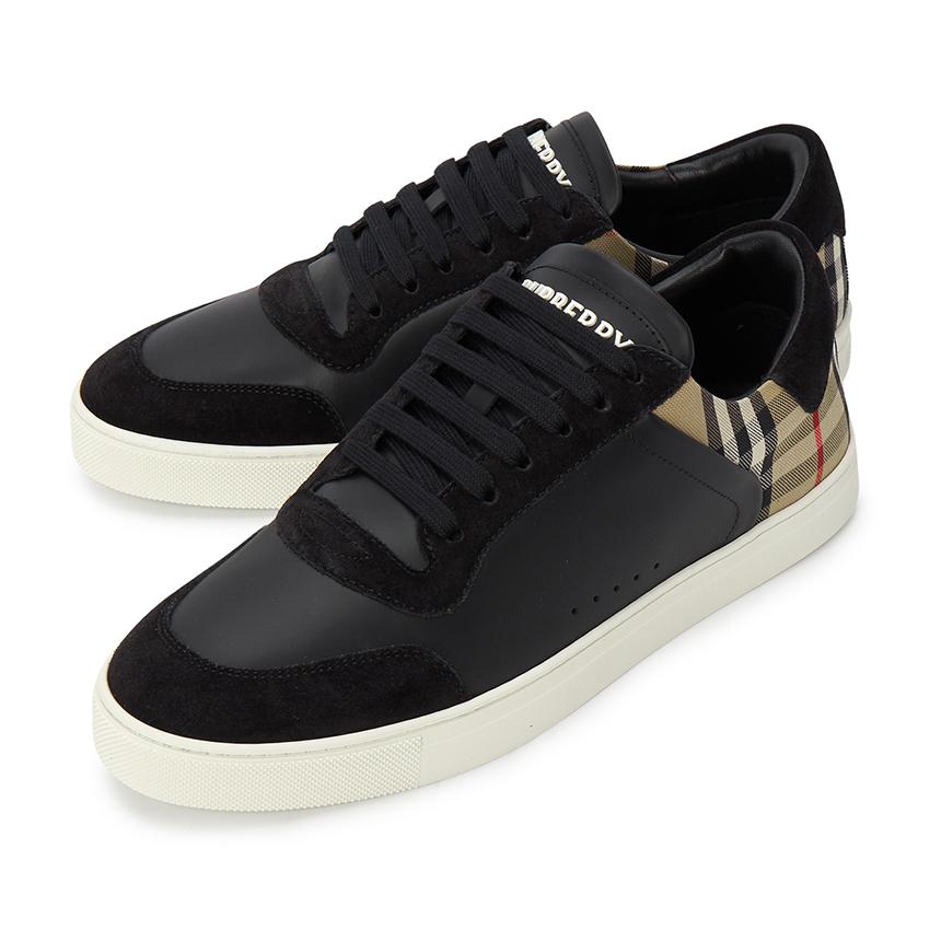 BURBERRY Check Low-Top Sneakers Men’s 8070818