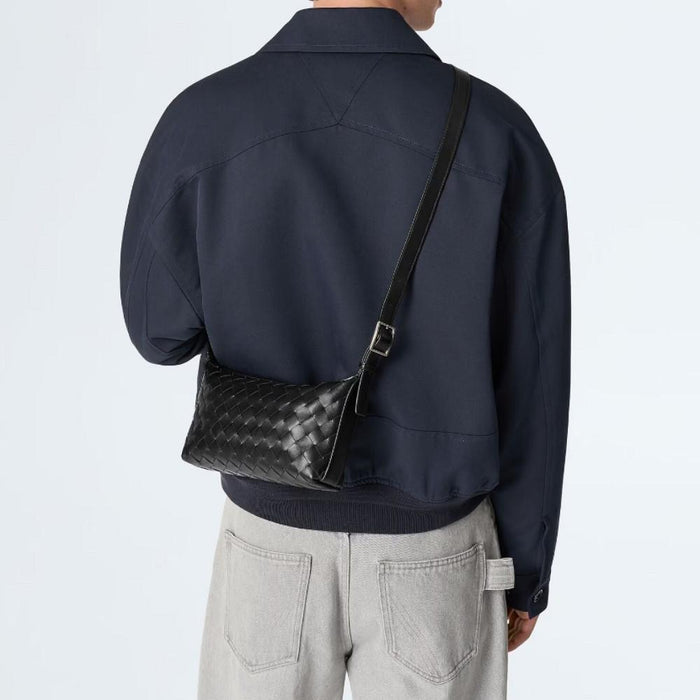 Bottega Veneta Black Travel Phone Pouch