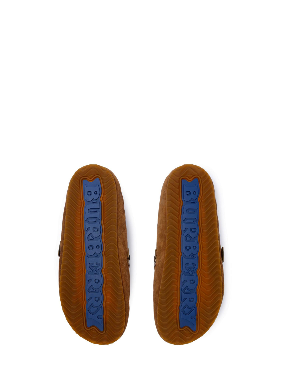 BURBERRY Leather Logo Slide Sandals Black Women Slippers