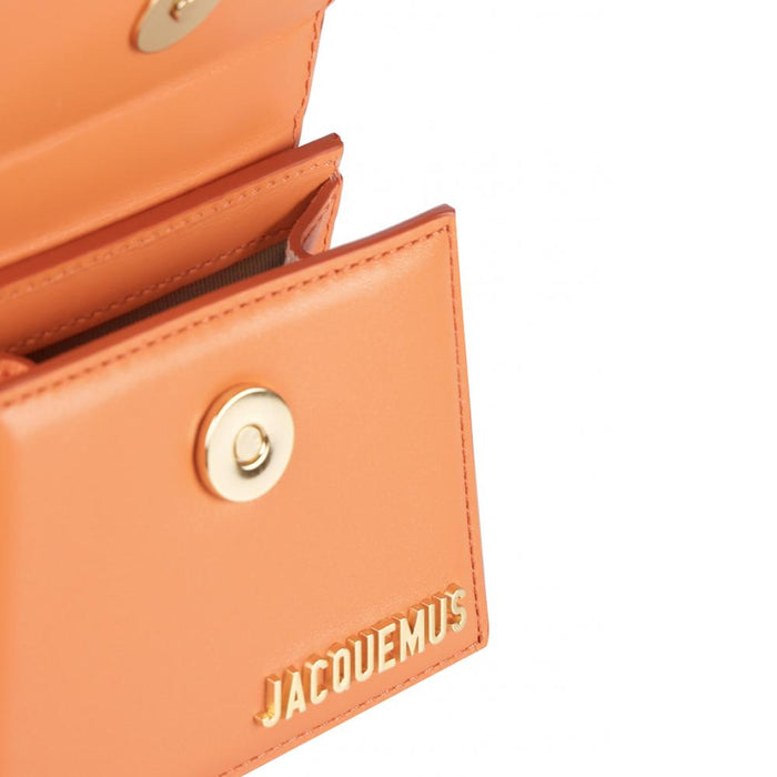 JACQUEMUS Gold Logo Le Chiquito Mini Crossbody Bag