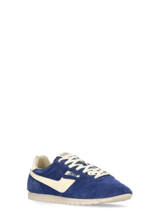AUTRY White Leather Low-Top Sneakers for Men WSLMUB20 INFIN RUT DOM