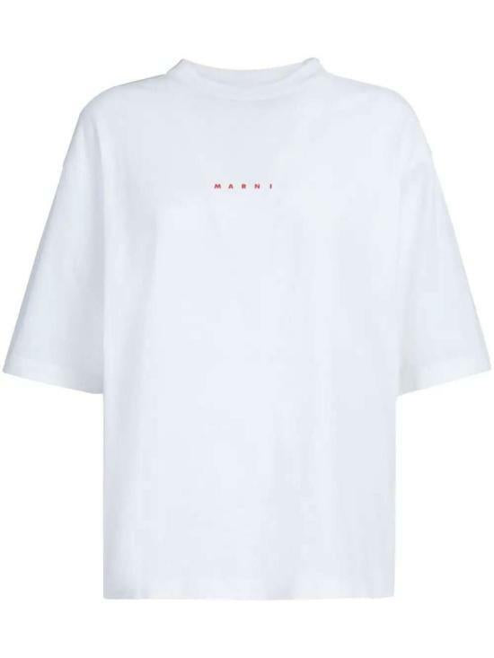 Marni Logo Cotton T-Shirt THJE0263P1U SCS87 L1W01