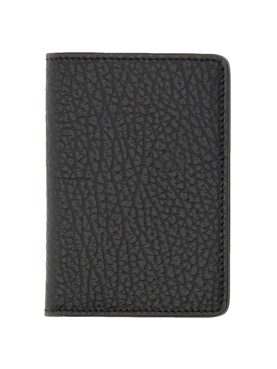Maison Margiela Black Leather Bifold Wallet