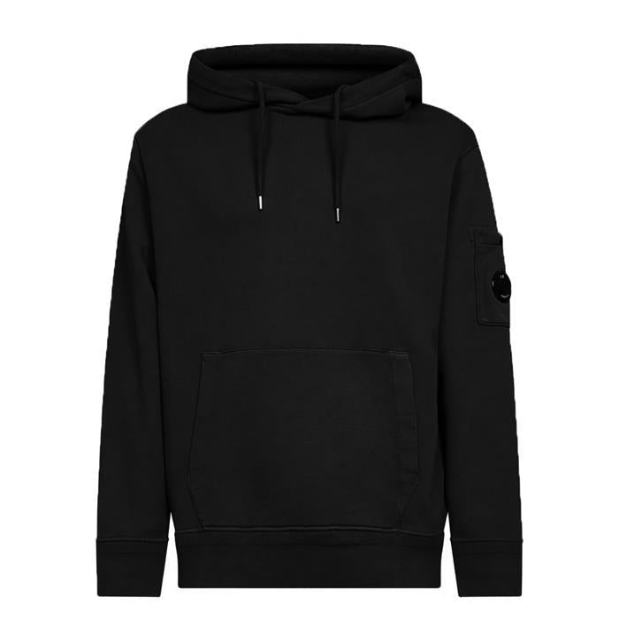 CP Company Lens Patch Cotton Fleece Hoodie Sweatshirt for Men