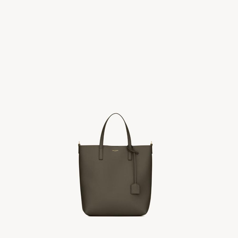 Saint Laurent Leather Shopping Tote Light Musk