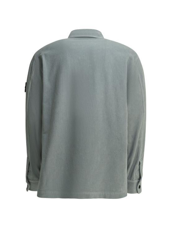 STONE ISLAND Long Sleeve Shirt Men’s Cotton Cas 1200016 S0212 V0049 ASH GREY DOM