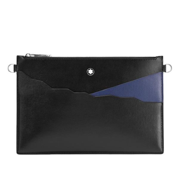 Montblanc Meisterstück Strap Clutch Pouch Black Blue