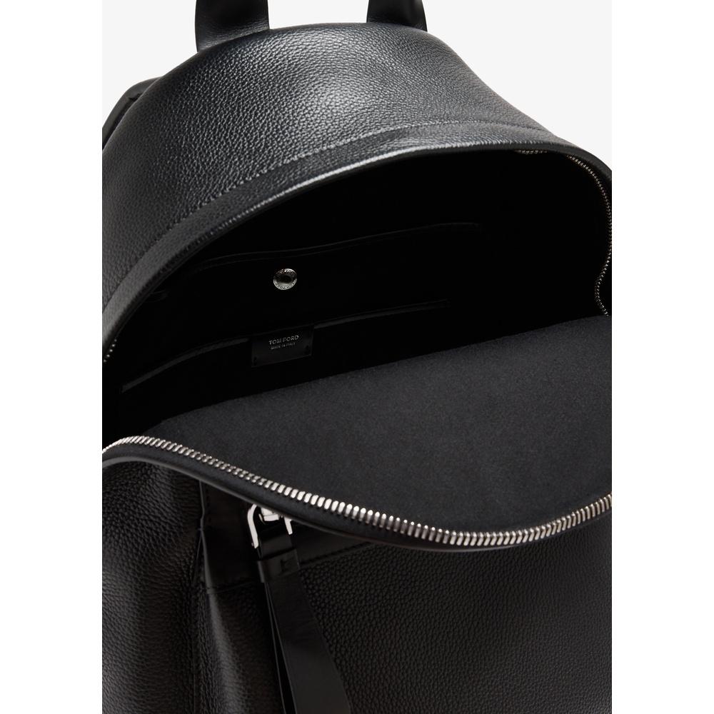 TOM FORD Leather Backpack Black Men's Backpack