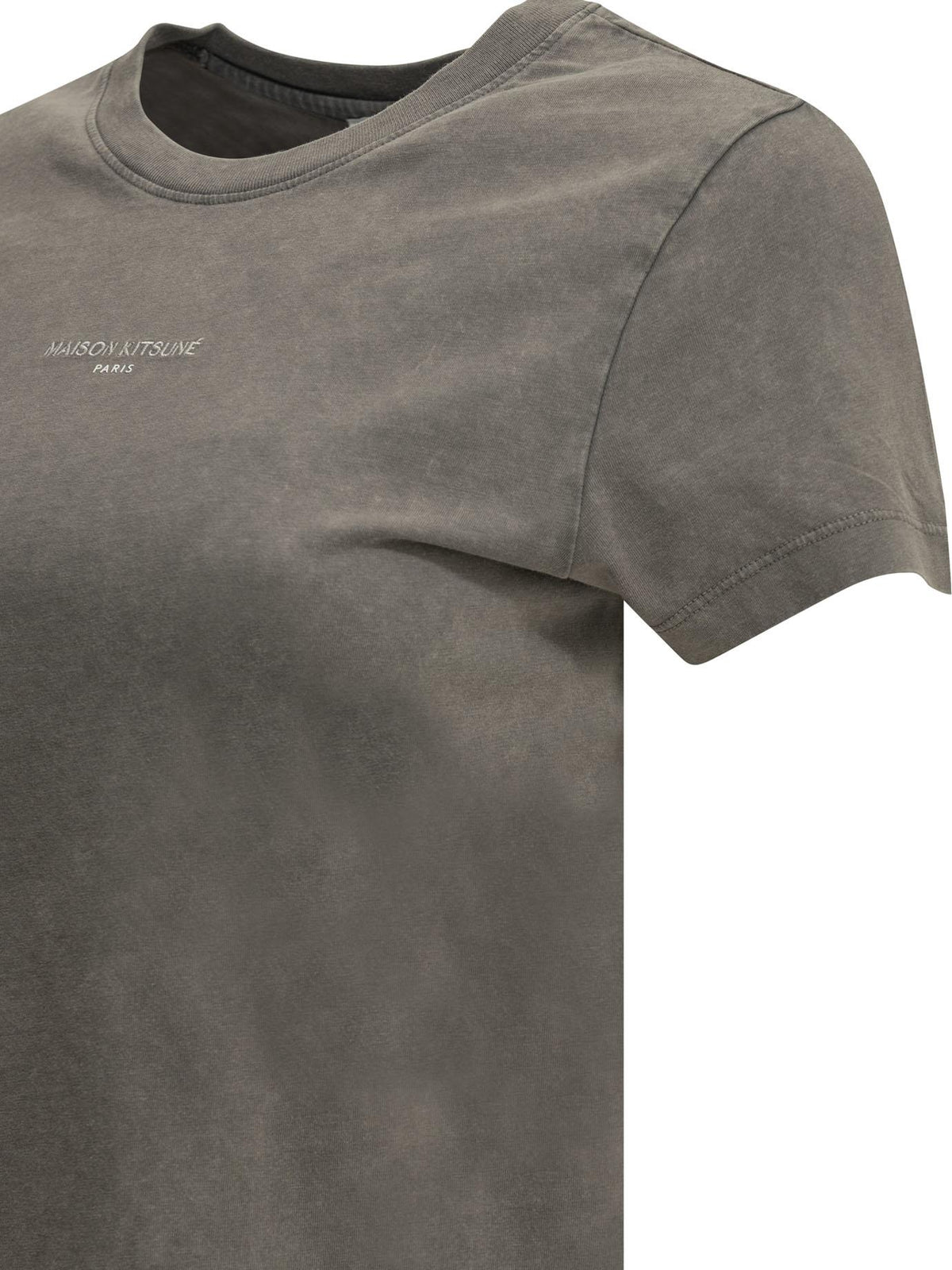 Maison Kitsune Cotton Logo Print T-Shirt for Women