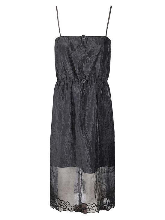CECILIE BAHNSEN Black Midi Dress 325 RTW 10018