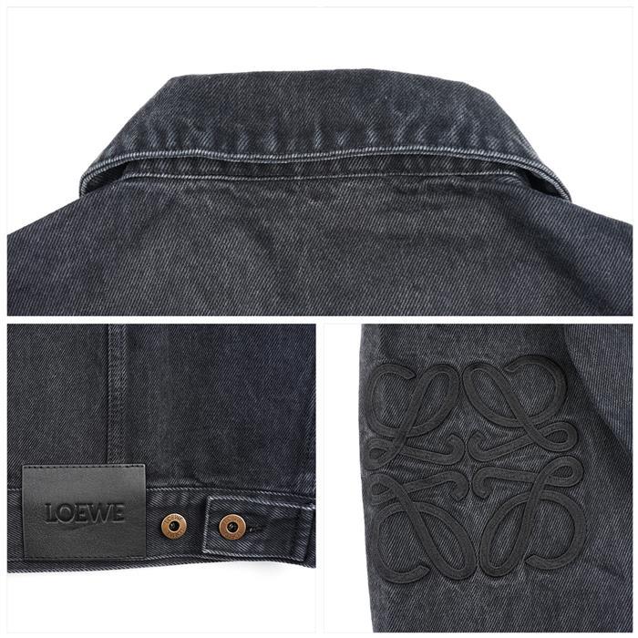 LOEWE Washed Cotton Anagram Denim Jacket H526Y50W40 1100