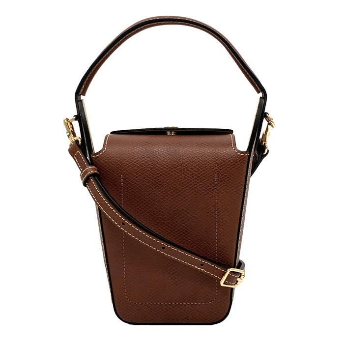 Longchamp EPURE XS Popcorn Bag Shoulder Bag White Leather
