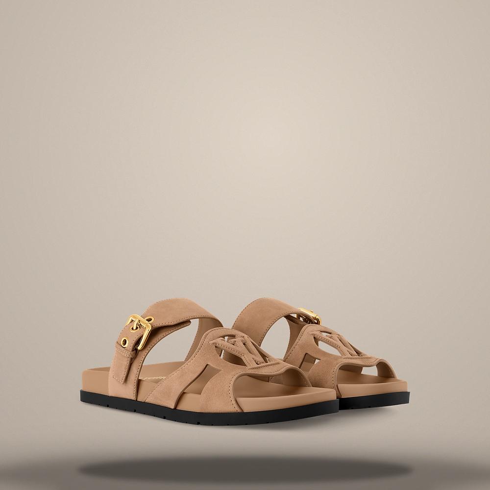 Louis Vuitton Men's Isola Comfort Beige Sandals 1AJOW6
