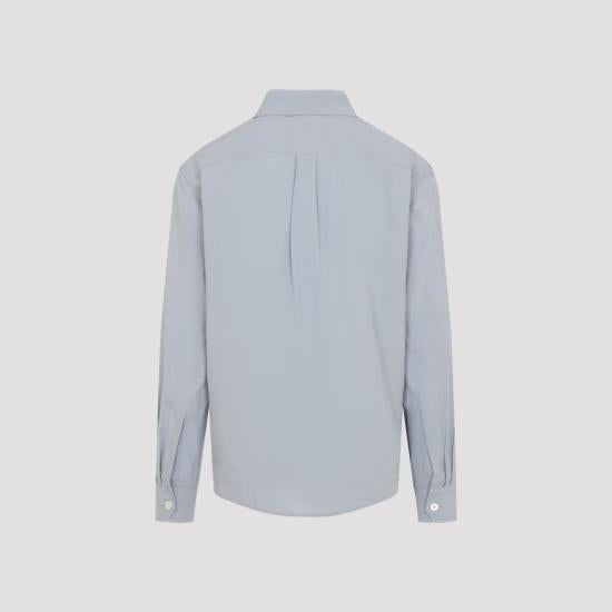 OUR LEGACY Long Sleeve Shirt for Men M2262BP POWDER BLUE LIQUID POPLIN DOM