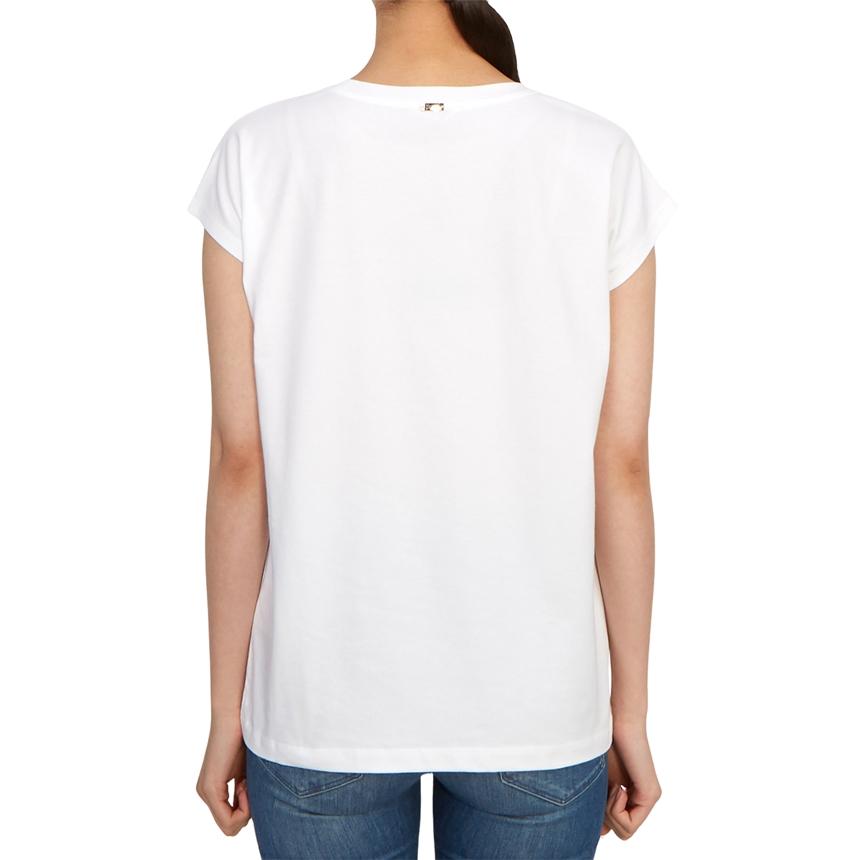 Herno Women’s Short Sleeve T-Shirt Black Cotton Top