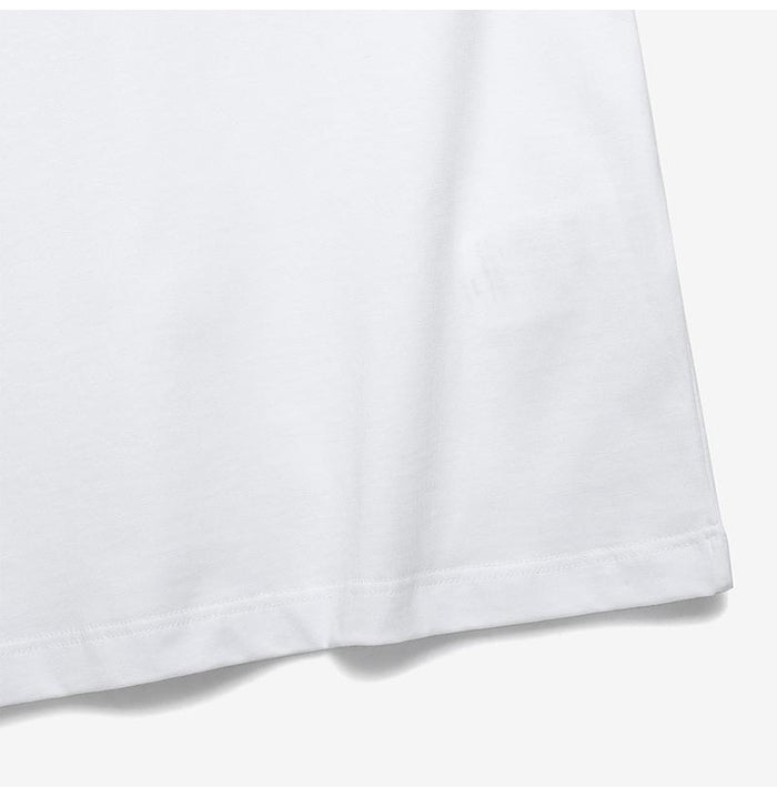 MSGM Brushed Logo Short Sleeve T-Shirt White Women’s