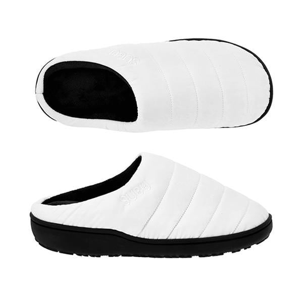 SUBU Unisex White Slide Slippers
