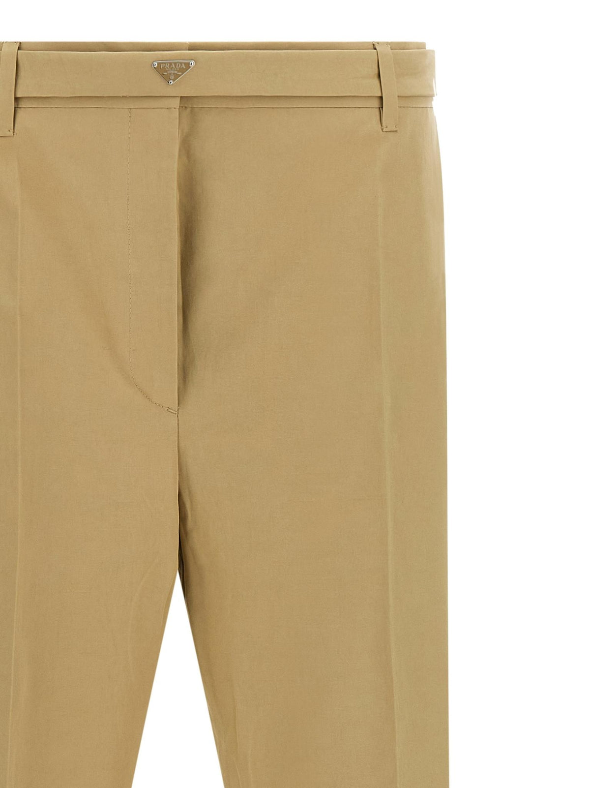 PRADA Black Wool Classic Tailored Trousers