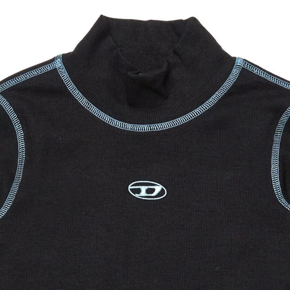 DIESEL Womens Stitch Detail T-Shirt J02005 0EJAI K900