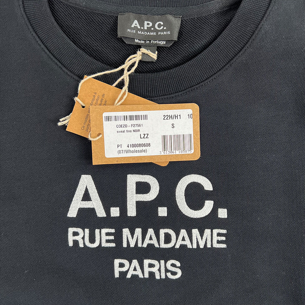 A.P.C. Women's VPC Logo Crewneck Sweatshirt COECQF27644