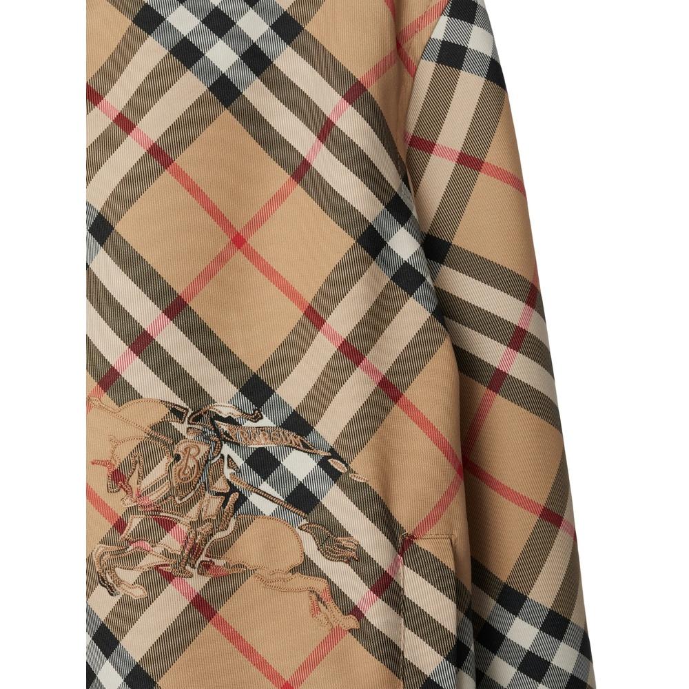 BURBERRY Check Reversible Crop Jacket for Women