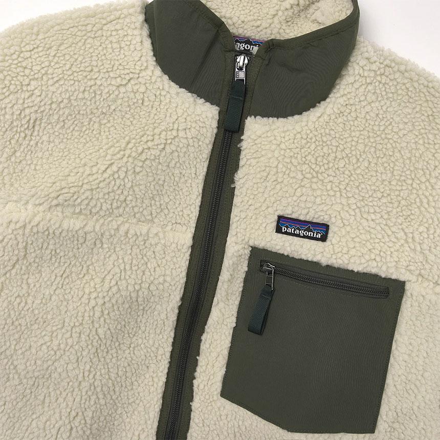 patagonia Classic Retro-X Fleece Jacket Dark Natural Basin Green