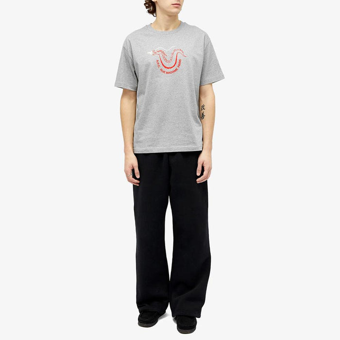 A.P.C. Men’s Fire Short Sleeve T-Shirt Gray