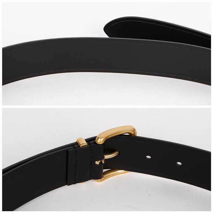 Miu Miu Logo Leather Belt 5CC536 2AIX F0002