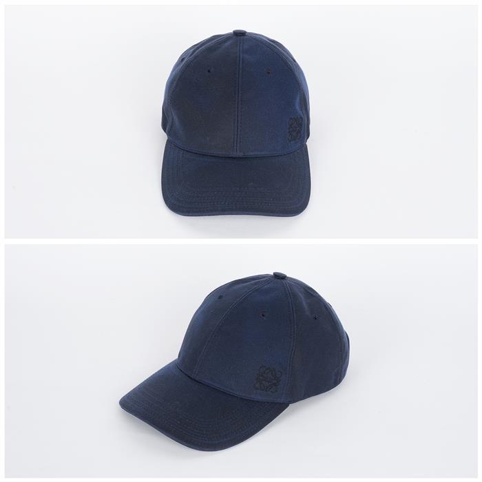 LOEWE Anagram Embroidered Logo Waxed Canvas Baseball Cap K820358X40 5544