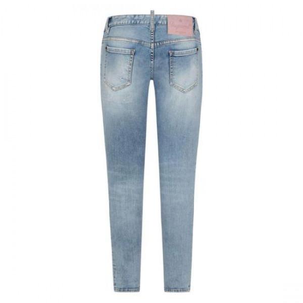 Dsquared2 Light Super Soft Wash Jennifer Skinny Jeans Denim Pants
