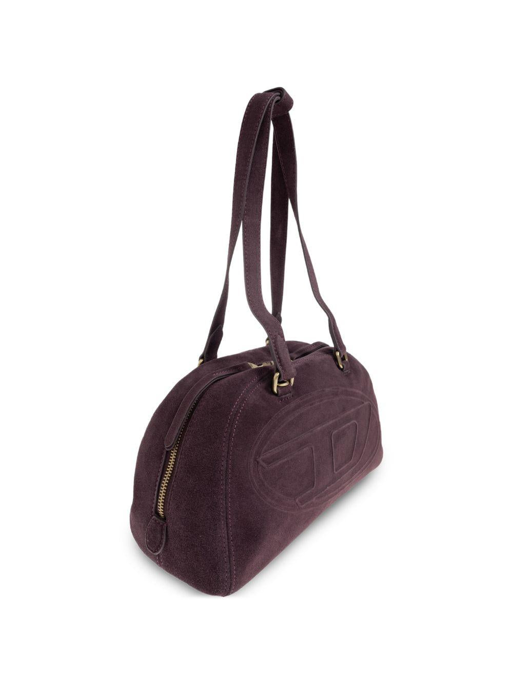 DIESEL Black Leather Crossbody Bag