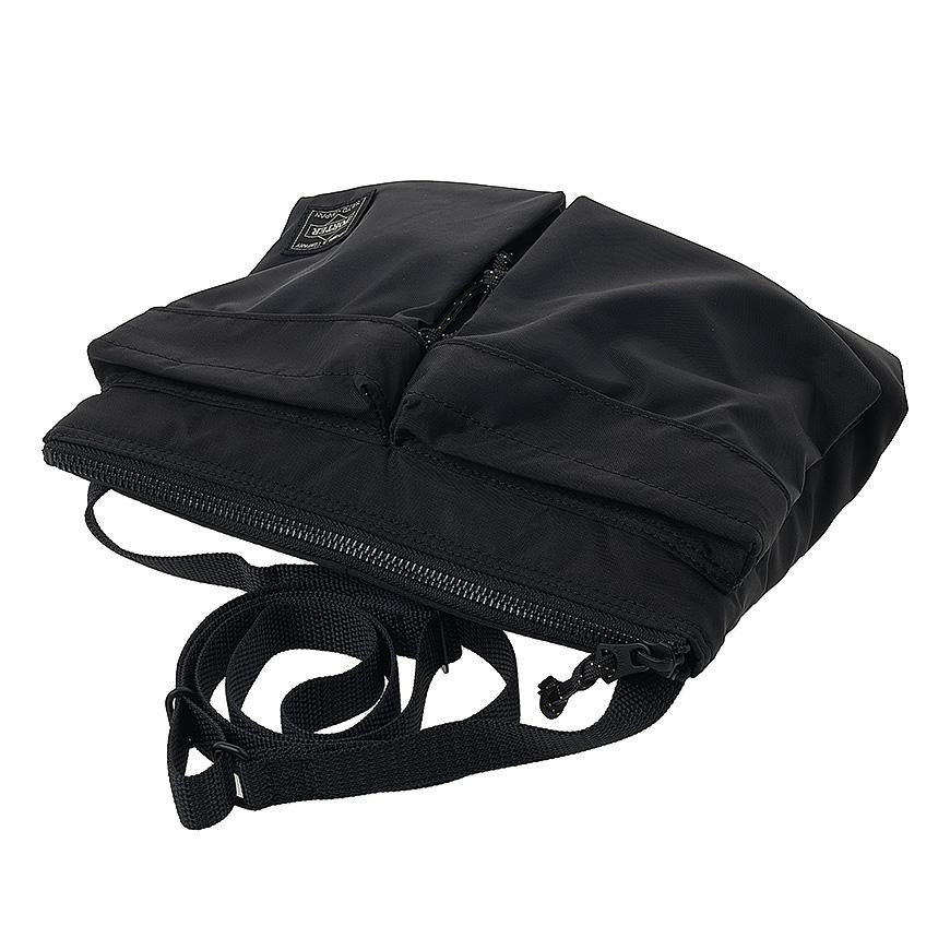 PORTER Force Shoulder Bag Unisex Black Crossbody Bag Nylon