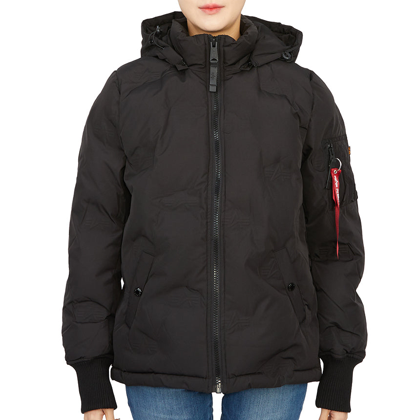 ALPHA INDUSTRIES Women’s Black Puffer Jacket