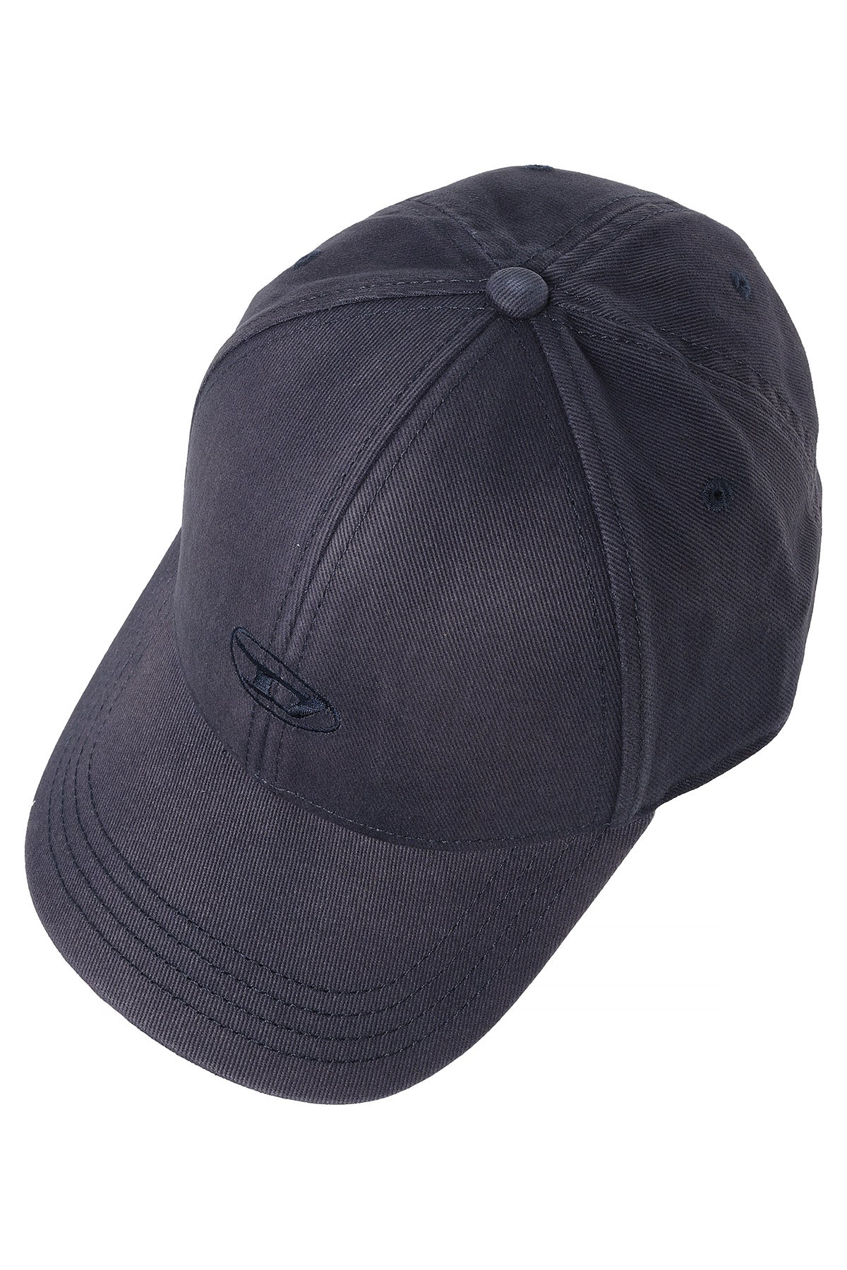 DIESEL Blue Cotton Washed Baseball Cap Unisex