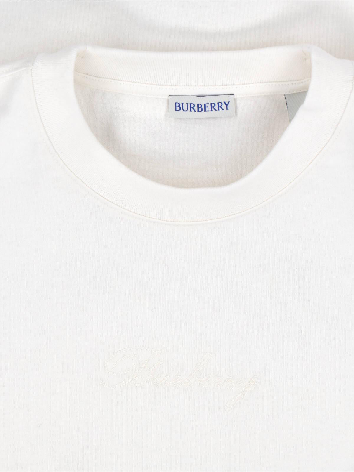 BURBERRY Short Sleeve Cotton T-Shirt Black Men’s