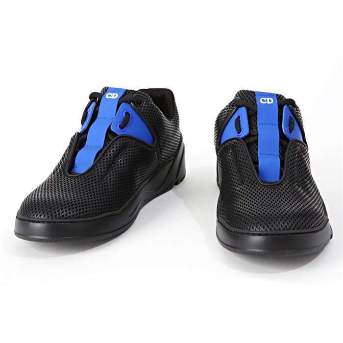 DIOR White Leather Low-Top Sneakers for Men