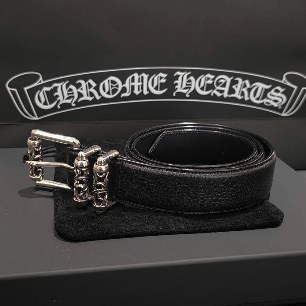 Chrome Hearts Leather Roller Belt Men’s