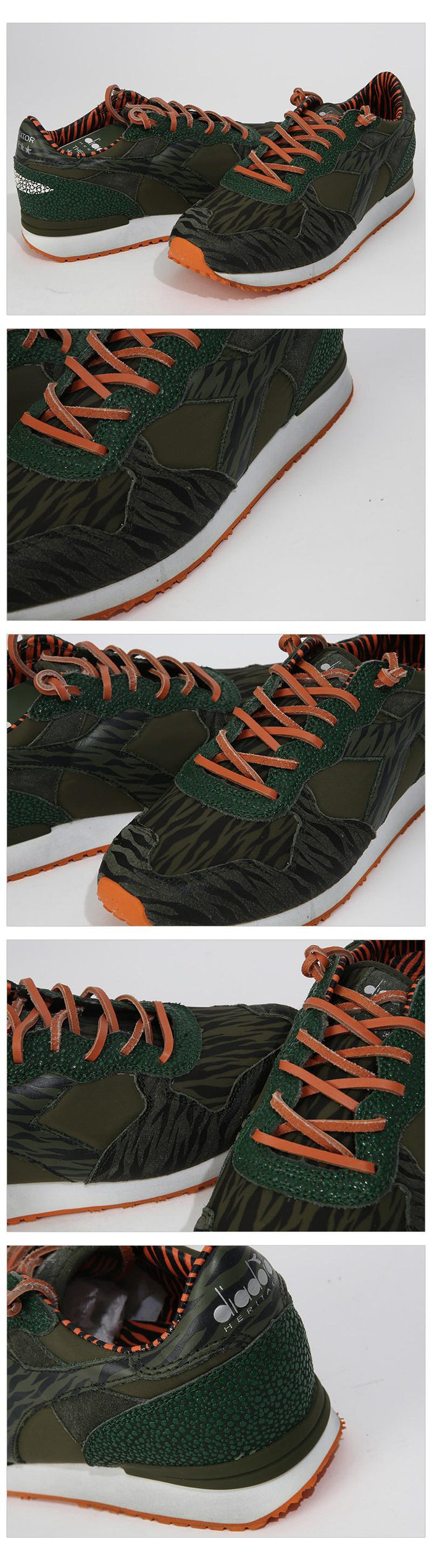 Diadora Editor Collaboration Trident Zebra Low-Top Sneakers 159984 01 70225