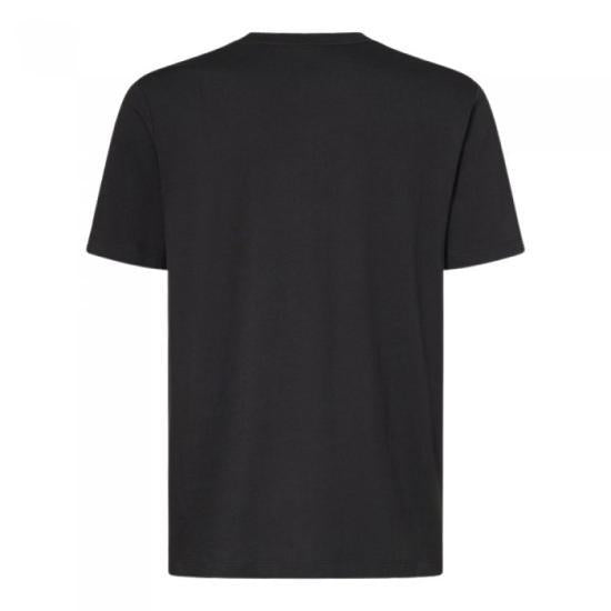 OAKLEY Short Sleeve T-Shirt Men’s Black Cotton Tee FOA407939PITCH BLACK DOM