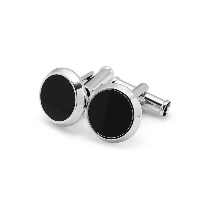 Montblanc Silver Tone Men’s Cufflinks Jewelry Accessory 112896