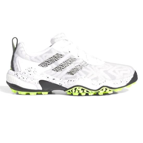 Adidas White/Black Lucid Lemon Sneakers