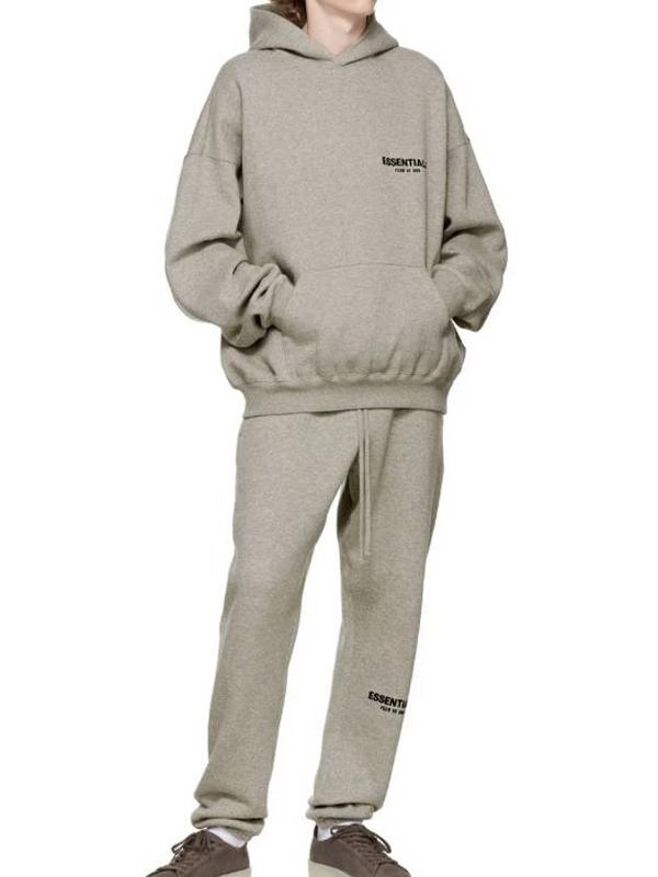 Fear of God Essentials The Core Collection Hoodie Light Oatmeal