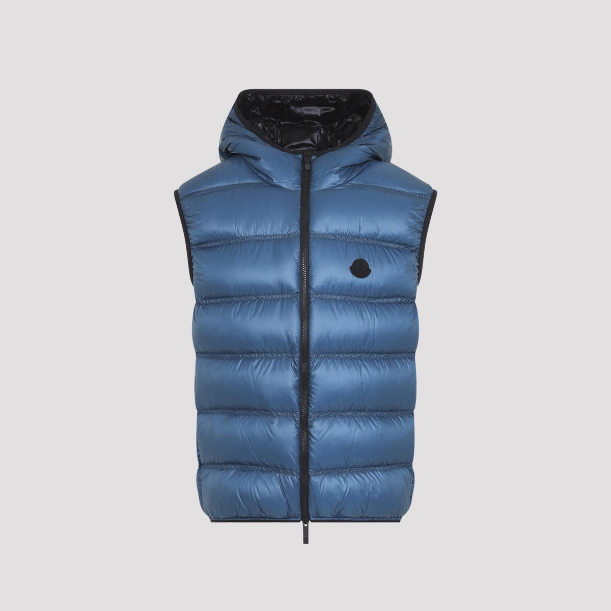 Moncler Black Down Puffer Vest for Men